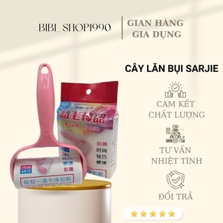 Cây lăn bụi trên quần áo sofa thảm trải nhà Sarjie tặng kèm 2 lõi giấy bibi_shop1990