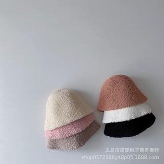 Mũ Bucket lông cừu cho bé
