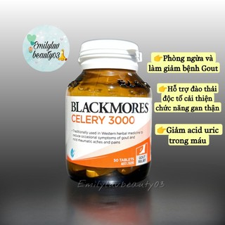 Blackmores celery 3000 50 viên úc date 2024