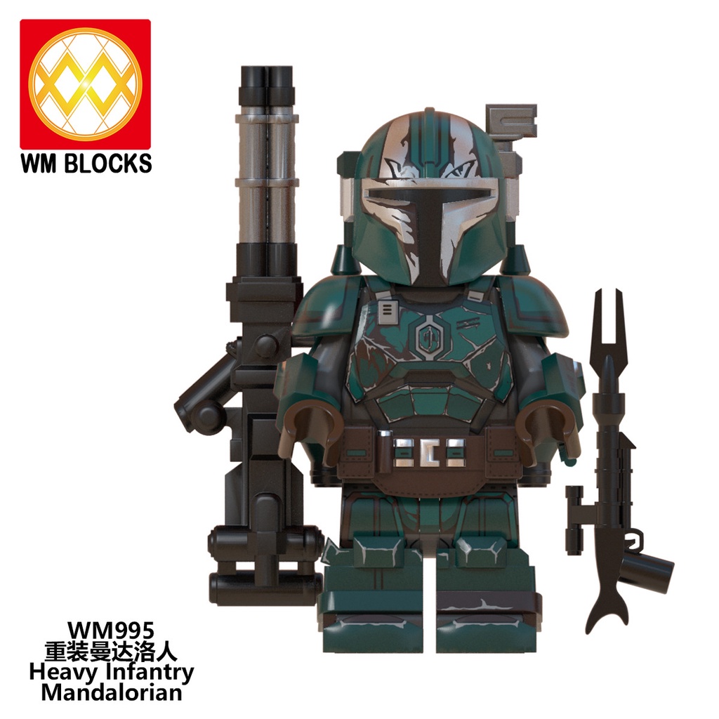 Mô Hình Lego Nhân Vật Mandalorian Trong Phim Star Wars