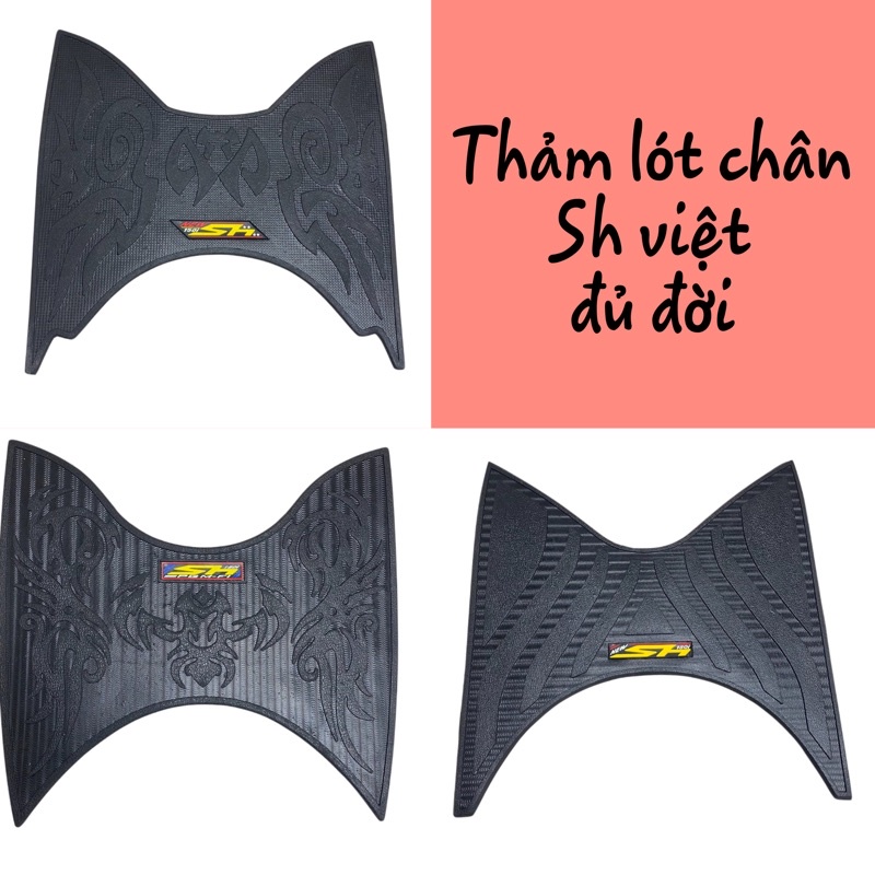 Miếng thảm lót gác để chân xe sh 2020 2021 2022 2023 2017 2018 2019 2013 2015 2016 2012 125 150 150i tấm trải sàn cao su