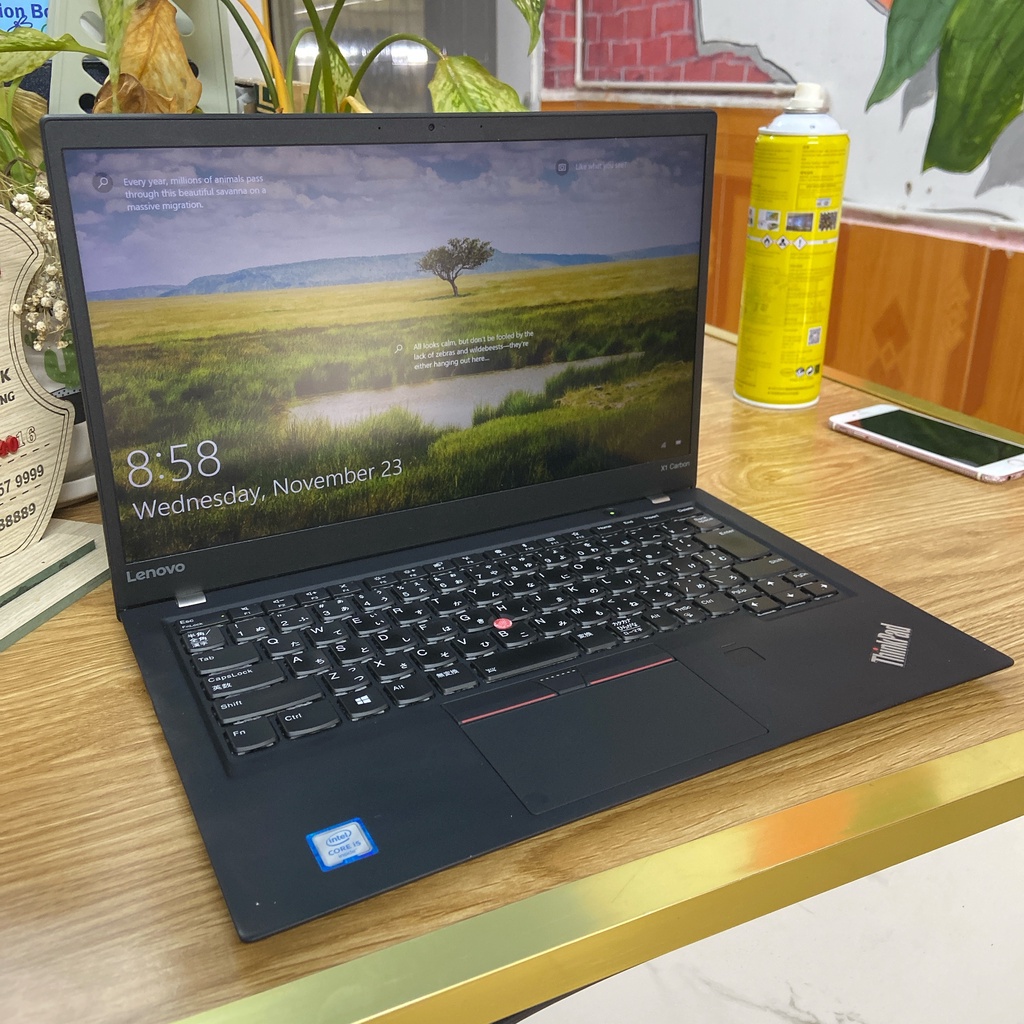 Laptop Lenovo Thinkpad X1 Carbon Gen 5- Core i5 7200- Ram 8GB-Ổ cứng SSD 256GB- Màn hình 14 inch. bảo hành 12 tháng | BigBuy360 - bigbuy360.vn