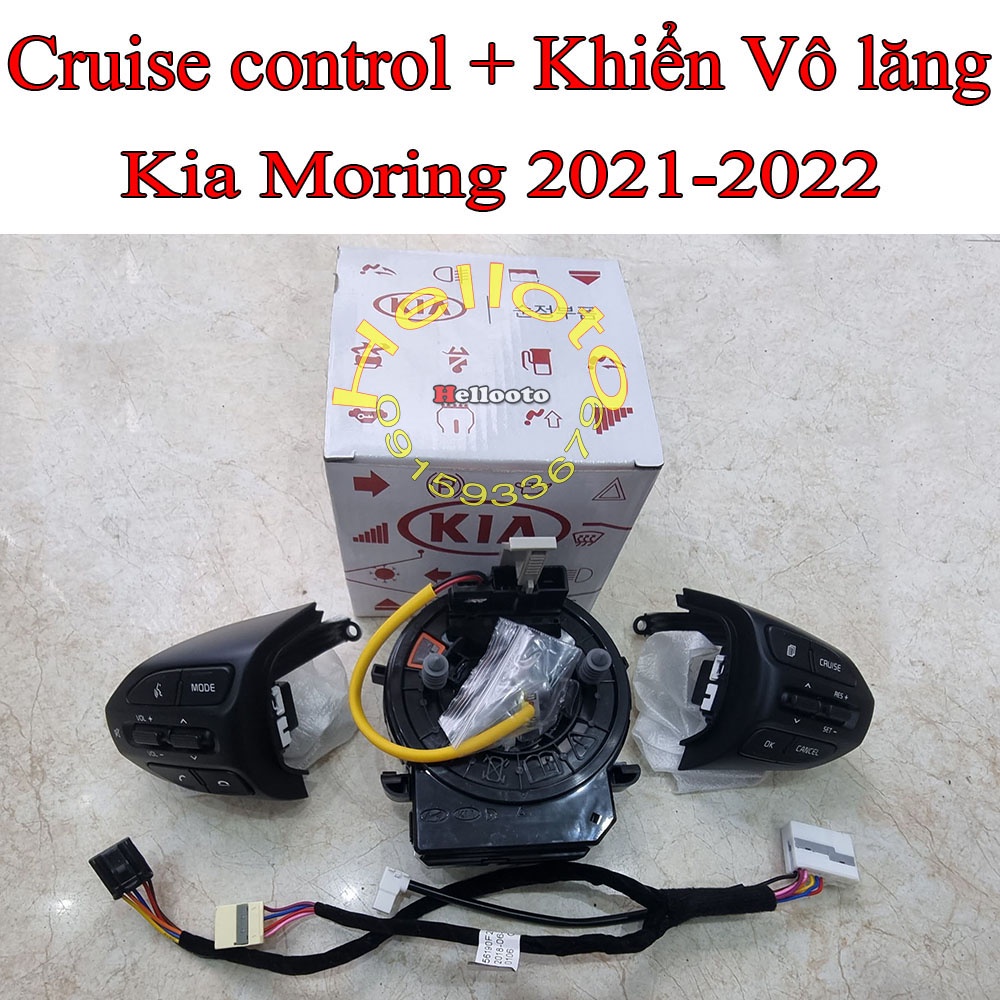 Cruise control ,khiển vô lăng Kia moring 2021-2022 kèm chức năng limit hàng chính hãng mobis bảo hành 2 năm