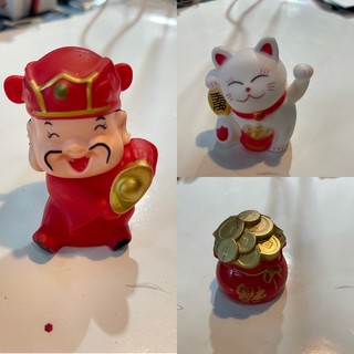 Mèo thần tài trang trí tết