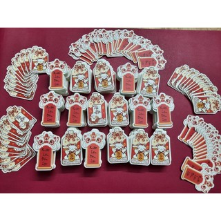 10 Tag treo -liễng treo mèo thần tài -kỳ lân phú quý