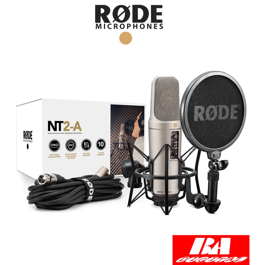 Micro Thu Âm RODE NT2-A