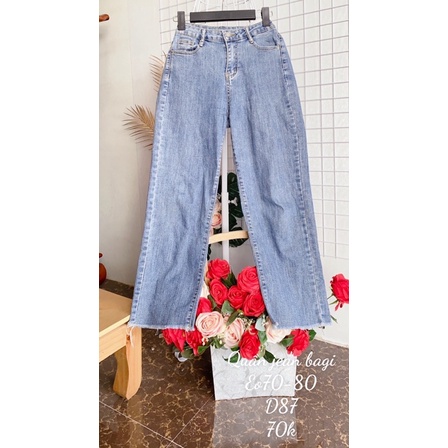 Quần Jean dáng bagi