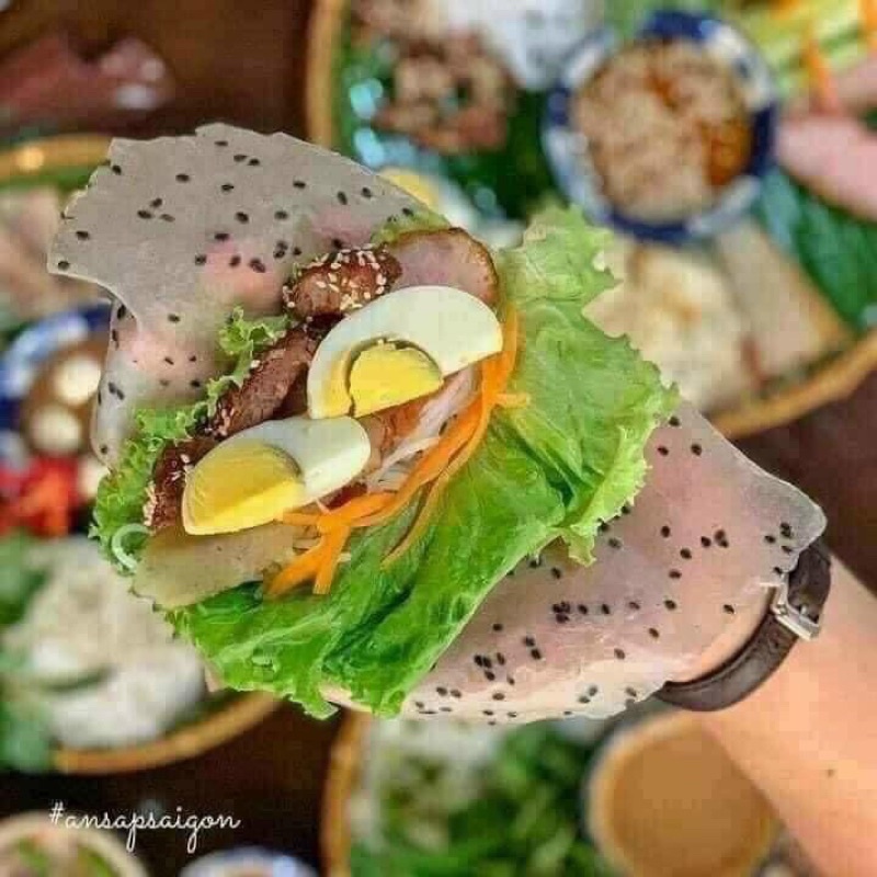 BÁNH TRÁNG MÈ ĐEN PHAN RANG xấp 2,2kg