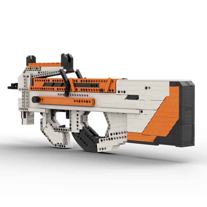 Đồ Chơi Lắp Ráp Xếp Hình Mô Hình Súng CSGO AWP, AK47, P90 Asiimov Với 1000+ PCS, Theo Bản Thiết Kế Chuẩn Kevin183