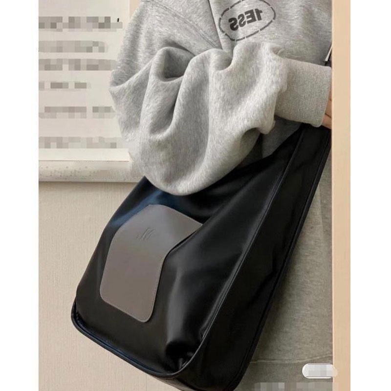 MISCHA Túi Xách Cỡ Lớn Thiết Kế Đơn Giản Thời Trang Thu Đông Phong Cách Retro