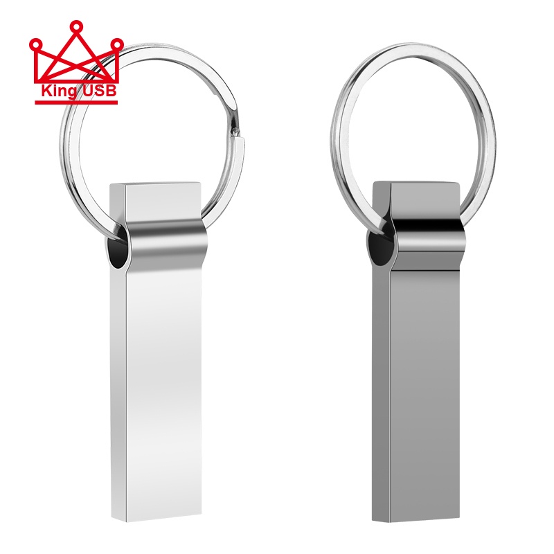 Ổ Đĩa flash usb 64GB 32GB 16GB 8GB 4GB 4GB 128GB Bằng Kim Loại Chống Thấm Nước Màu Bạc