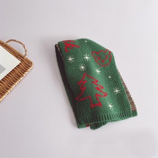 [BeYeu] Khăn len giáng sinh tuần lộc (Kích thước 19x130cm)