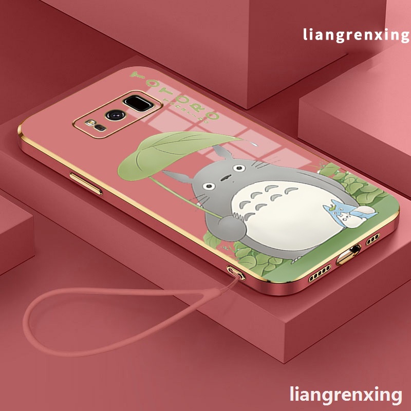 Ốp lưng samsung s8 plus samsung s8 Ốp Điện Thoại Silicon Mềm Mạ Điện Chống Sốc DDLM01 Cho samsung s8 plus samsung s8 viền vuông cute