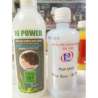 Uốn tóc lạnh nha dam dành cho tóc khỏe tóc cần quăn nhiều 500ml