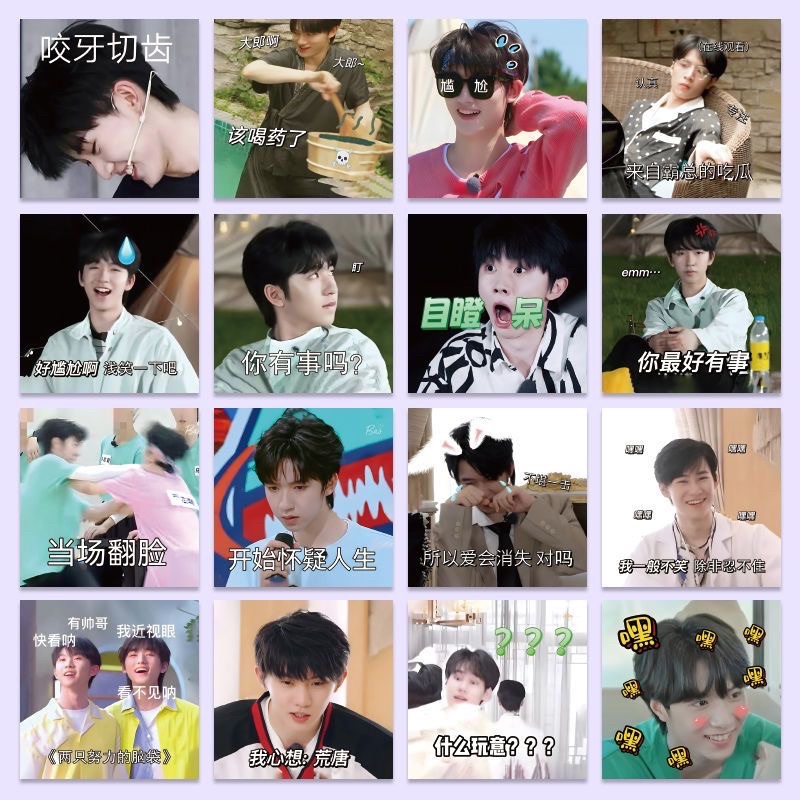 Set 60 sticker dán TNT