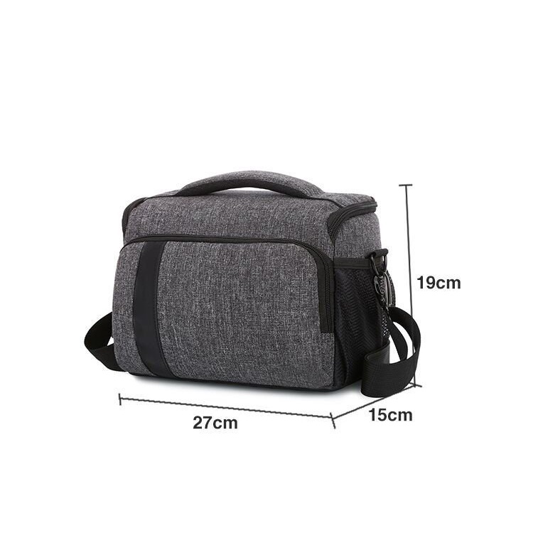 Túi máy ảnh thời trang cao cấp màu xám BYK