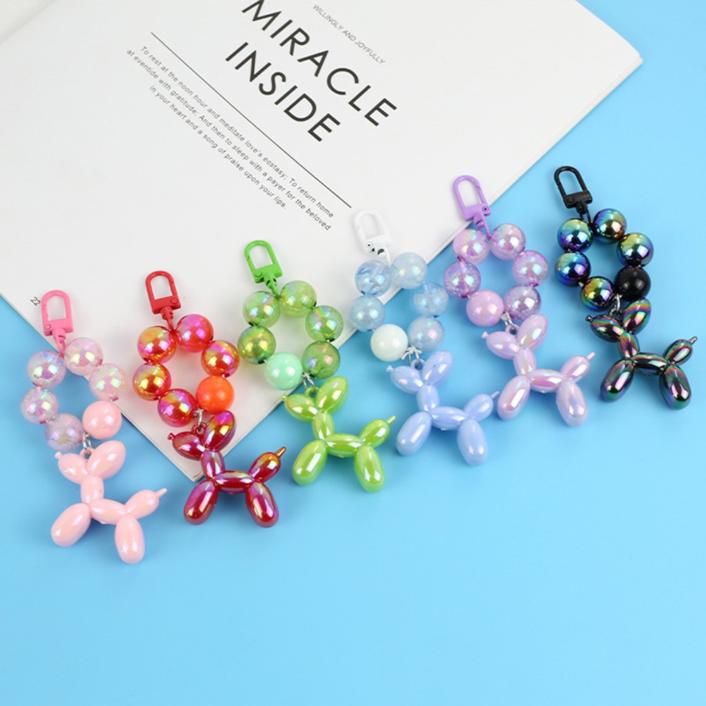 Dây Xích Gắn Điện Thoại Hình Chú Chó Và Bong Bóng Dễ Thương Có Ngăn Đựng Thẻ