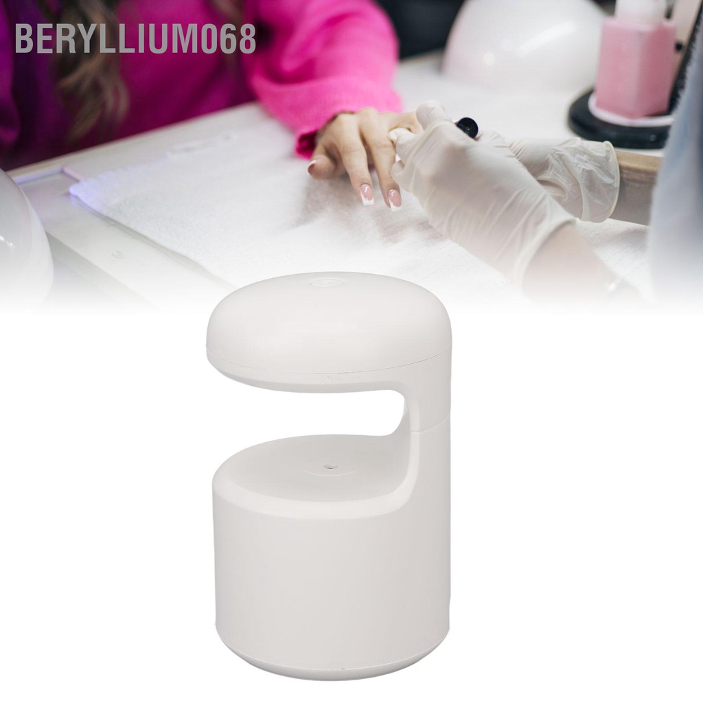 Đèn led uv hong khô sơn móng tay - di động thông minh chuyên nghiệp 9 đèn cho du lịch làm Trắng - Beryllium068 #1