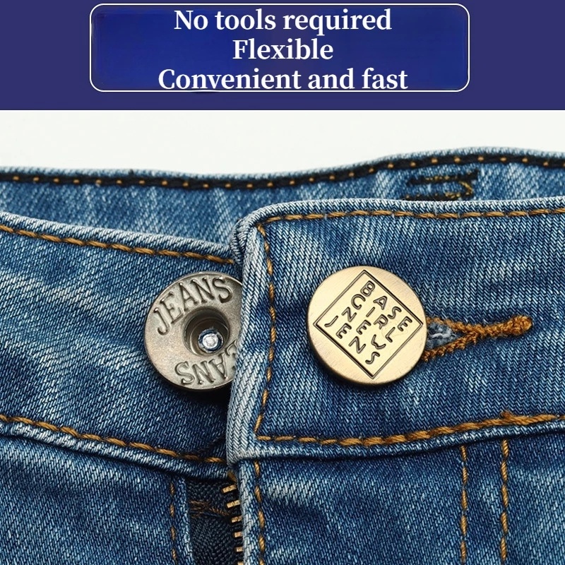 Nút Kim Loại Nới Rộng Thắt Lưng Quần Jean / Mở Rộng Không Đóng Đinh Có Thể Tháo Rời DIY
