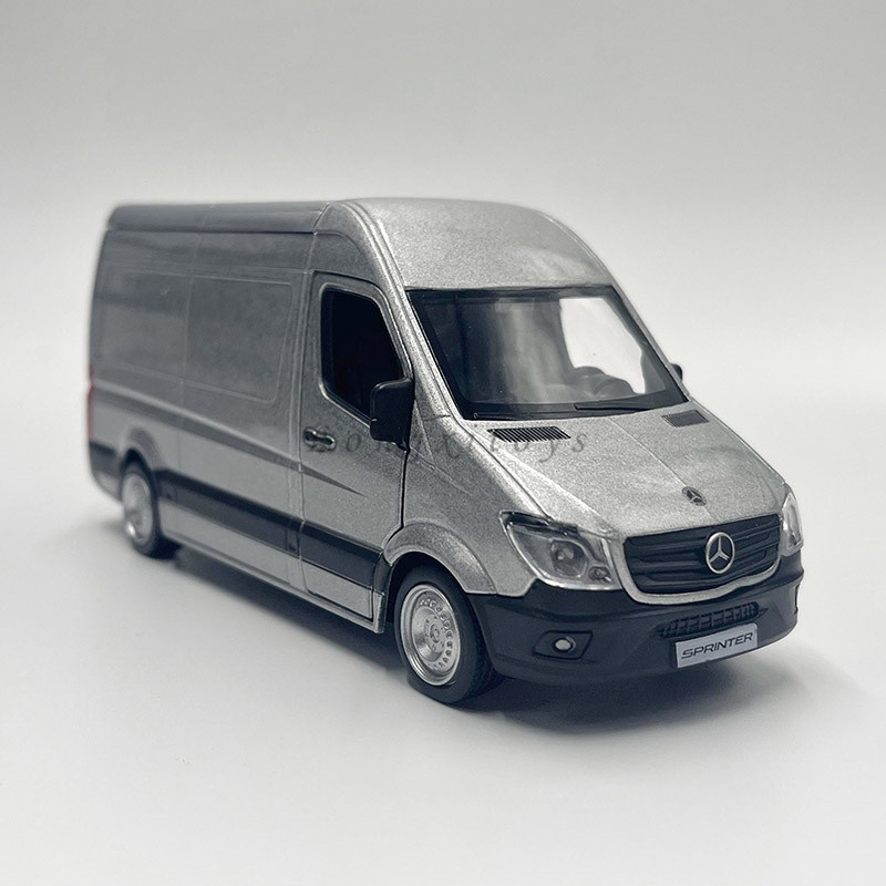 Mô Hình Xe Hơi Mercedes Sprinter Van Minibus Bằng Kim Loại Tỉ Lệ 1: 38