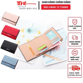 ví nữ nhiều ngăn Jolizeon cầm tay mini kiểu dáng ví gập đẹp cute đựng tiền giá rẻ || TM28