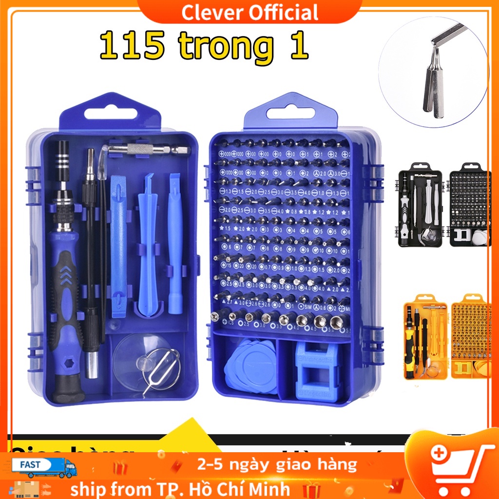 Oumande Bộ tua vít 115 trong 1 mini độ chính xác cao đa chức năng thích hợp sửa chữa điện thoại