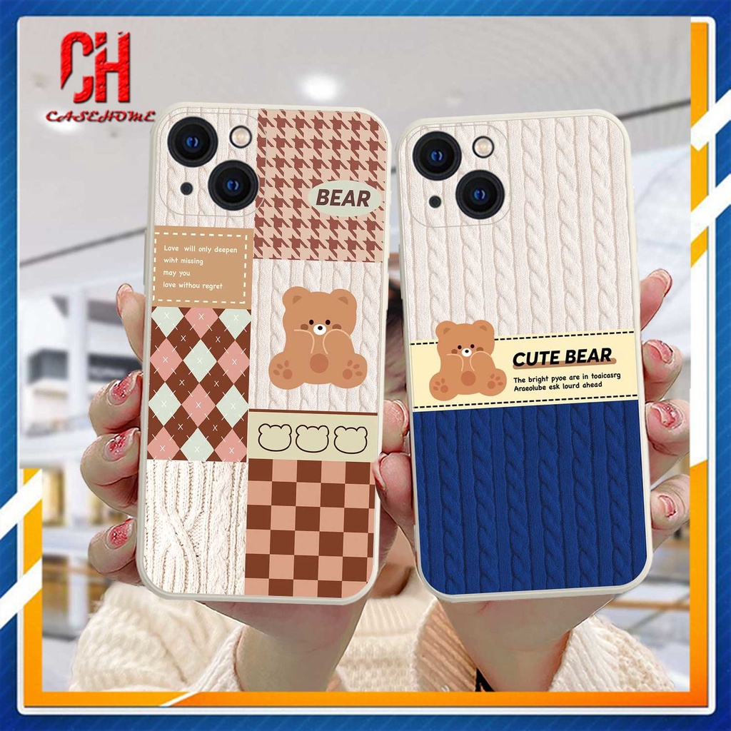 Ốp Điện Thoại TPU Silicon Hình Gấu Teddy Cho IPhone 11 12 13 PRO MAX 6 7 6S 8 Plus X XR XS MAX 11 12 13 mini Se 2020 6SPlus 7Plus 6Plus 8Plus XSMAX