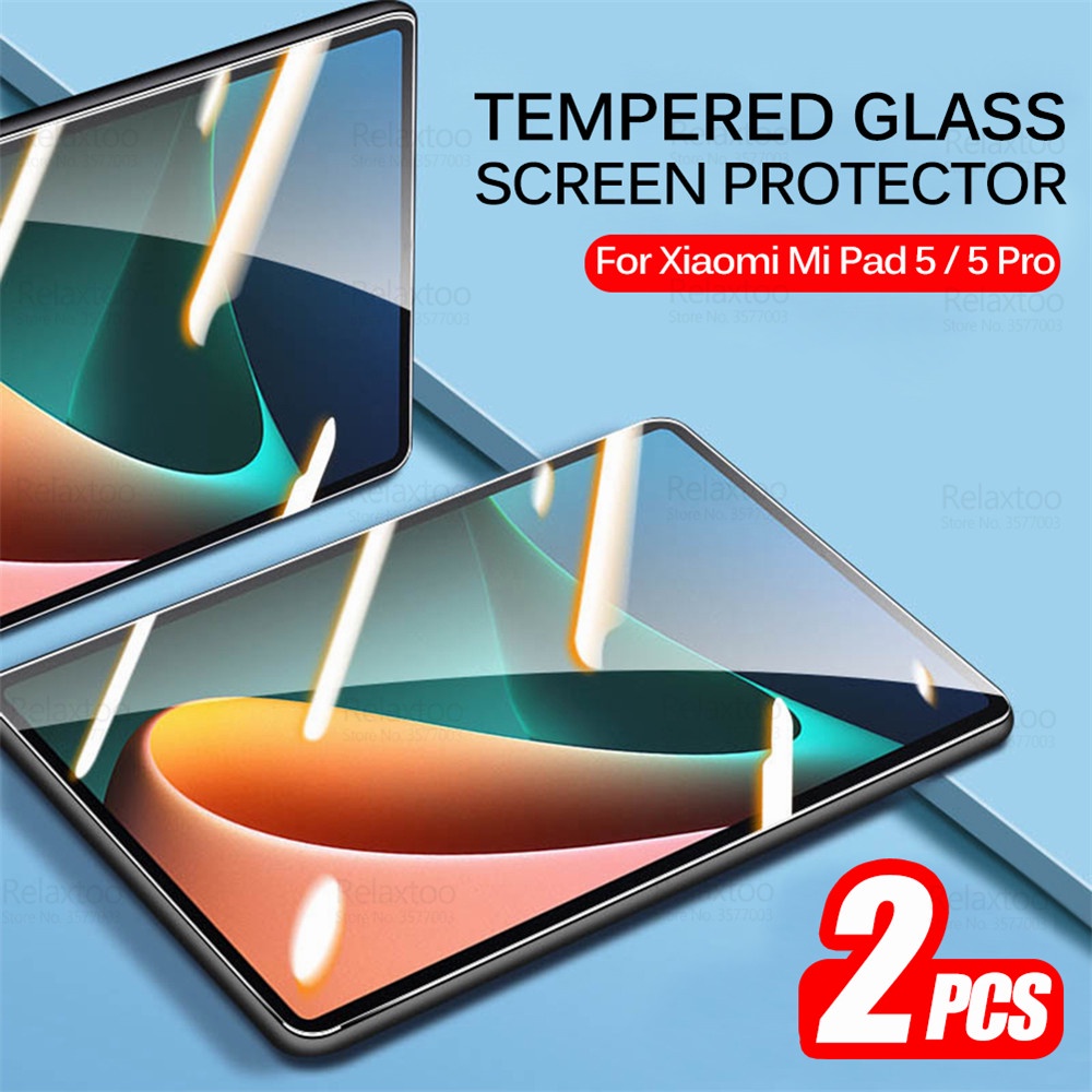 Set 2 Kính Cường Lực HD Bảo Vệ Màn Hình Máy Tính Bảng Cho Xiaomi Pad 5 Pro Mi Pad5 5Pro MiPad5 11 "