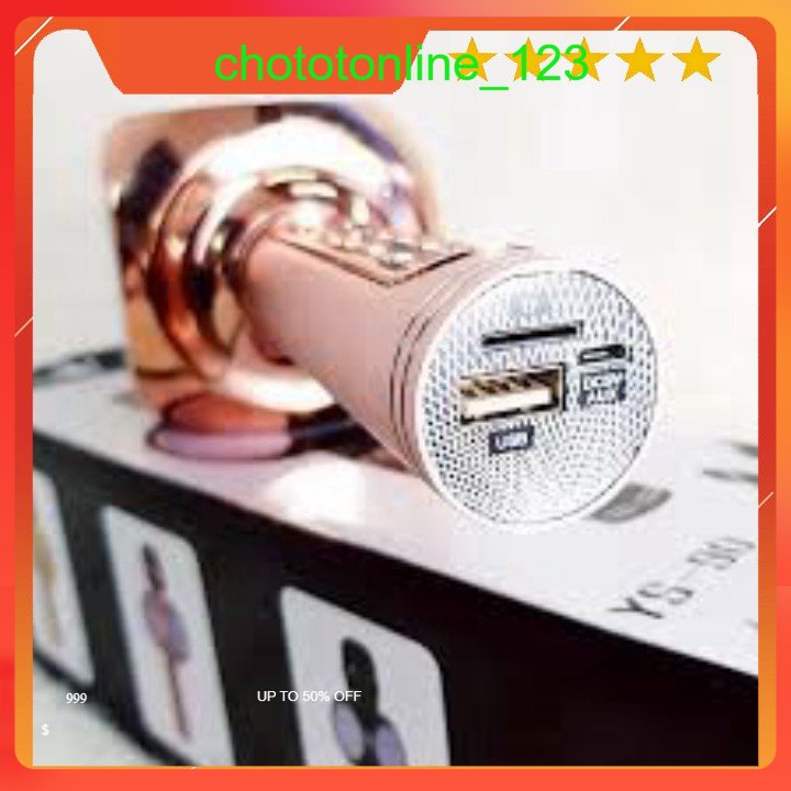 Micro Không Dây Cầm Tay YS91, Mic Karaoke Bluetooth Hỗ Trợ Thu Âm