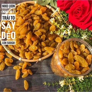 0.5KG NHO KHÔ VÀNG ẤN ĐỘ LOẠI 1 (không đường) - đồ ăn vặt Sài Gòn, thơm ngon đậm vị - ViXi Food