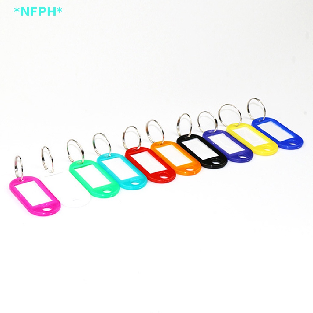 Set 30 Móc Khóa Phân Loại Thẻ ID Nhiều Màu Mới