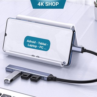 Bộ chia cổng Hub USB và Hub Type C tốc độ cao 4 cổng usb