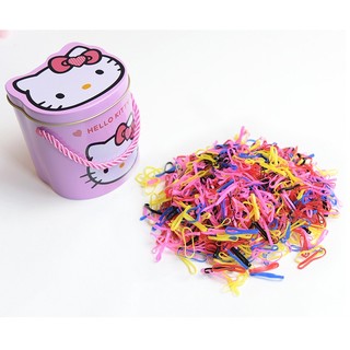 Hộp chun buộc tóc helo kitty 2000 sợi
