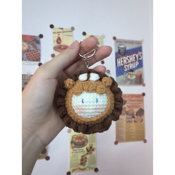 Móc khoá cung Sư tử handmade/ Leo♌️