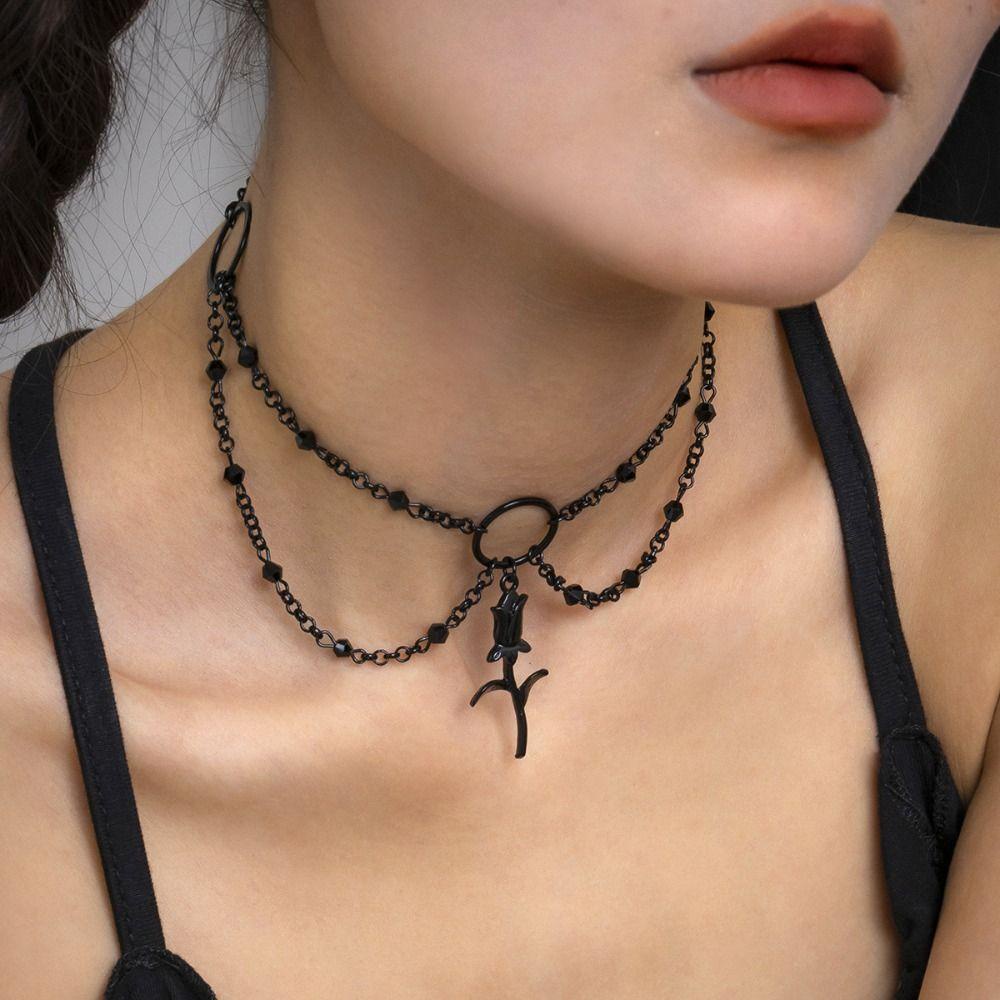 Vòng Cổ Choker Bằng Hợp Kim Hình Trái Tim Phong Cách Baroque Sang Trọng WMES15H
