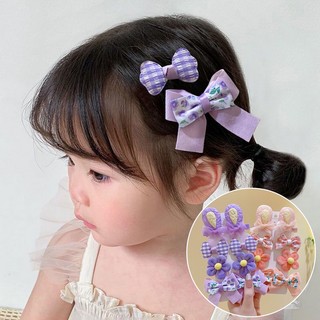 Set 8 Kẹp Tóc Dễ Thương Cho Bé Gái