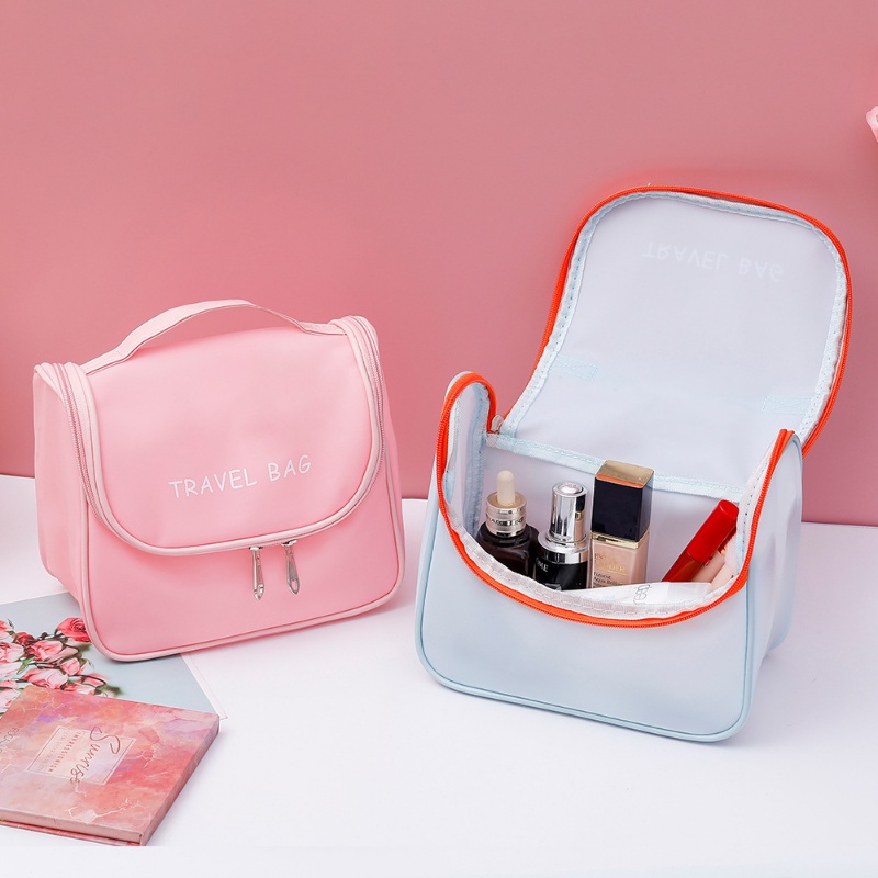 Túi Đựng Mỹ Phẩm Cỡ Lớn Màu Sắc Ngọt Ngào Tiện Dụng Mang Đi Du Lịch