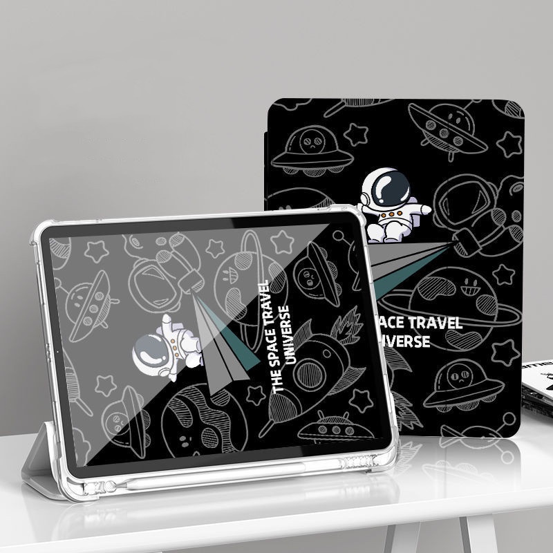 Ốp Máy Tính Bảng Mềm Hình Phi Hành Gia Cho iPad GEN7 / 8 / 9 10.2 "GEN10 10.9" Pro11 "Pro12.9" 2022 Air4 Air5 Air3 mini6