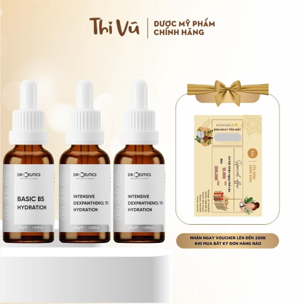 Tinh chất Serum B5 DrCeutics cấp ẩm phục hồi da chống lão hóa 30ml 100ml - Thi Vũ