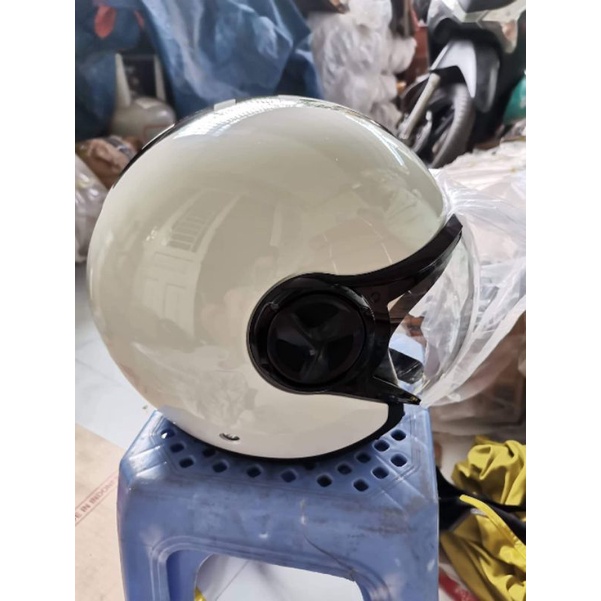 Nón/mũ bảo hiểm 3/4 yamaha kiểu tròn- nhập INDOSIA_ có trầy xước.