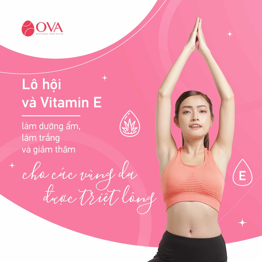 Kem tẩy lông Ova Min đánh bay mọi loại lông An toàn, hiệu quả, không đau rát 100ml TM-OV-MIN