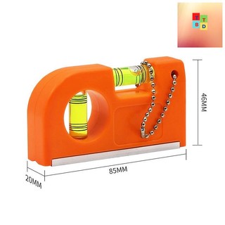 THƯỚC THỦY CÓ NAM CHÂM MINI MÓC KHÓA