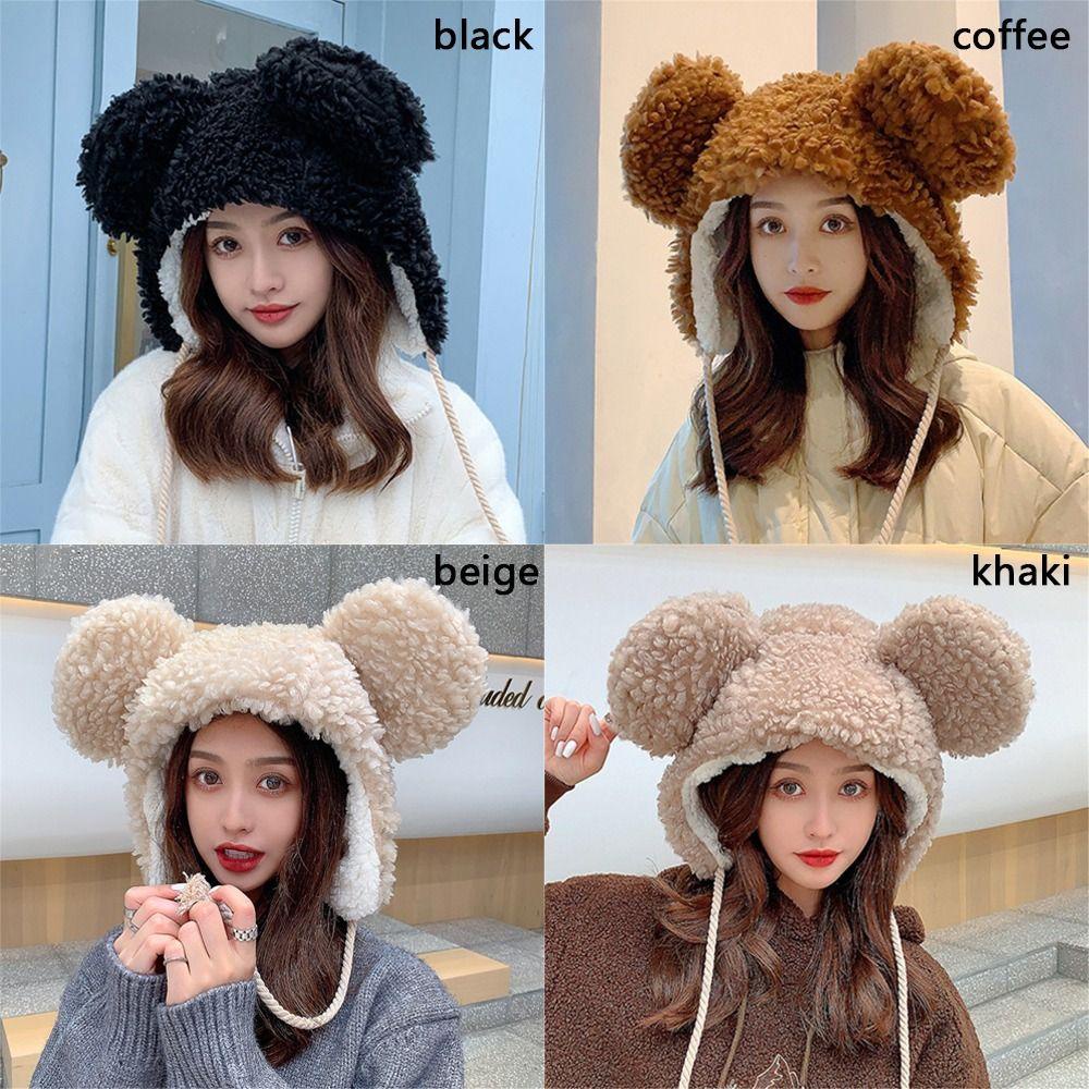 Mũ Che Tai Giữ Ấm Chống Gió Thời Trang Mùa Đông