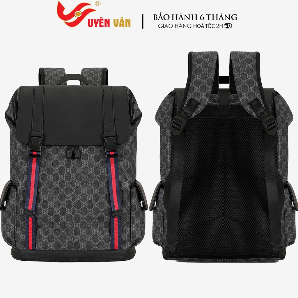 Balo da mềm nam nữ thời trang unisex dập vân nổi đựng laptop đi học đi chơi đẹp giá rẻ 518
