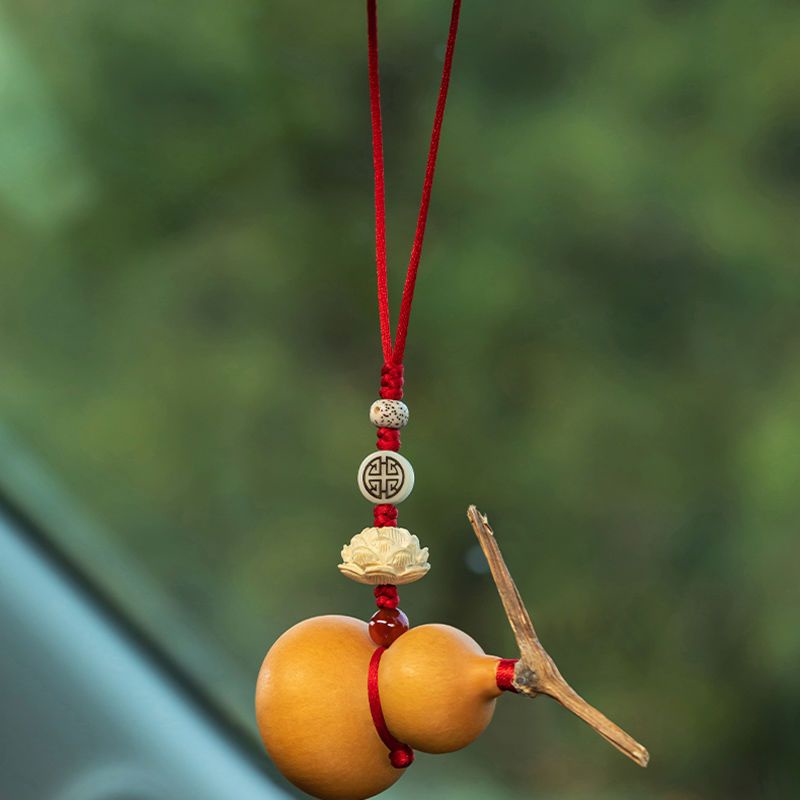 Dây Treo Kính Chiếu Hậu Xe Hơi Hình Quả Bầu Hồ Lô Tự Nhiên 11.15 Sáng Tạo Trang Trí Nội Thất