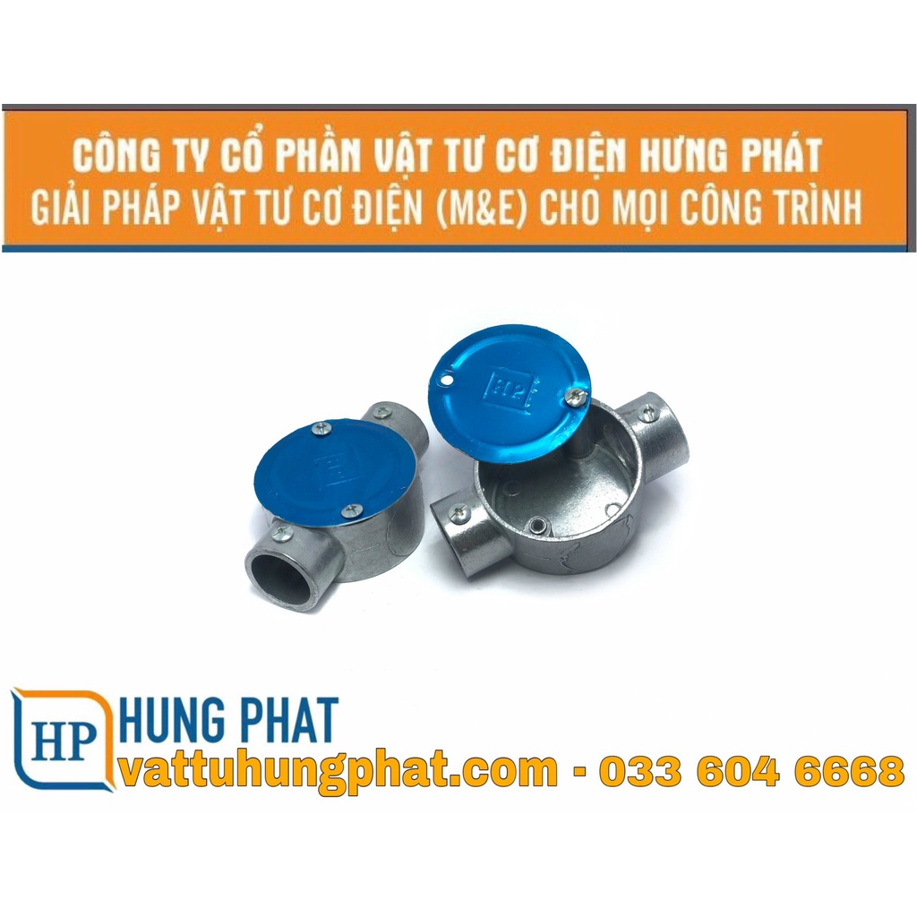 Hộp chia 2 ngả thẳng cho ống thép trơn 3/4"
