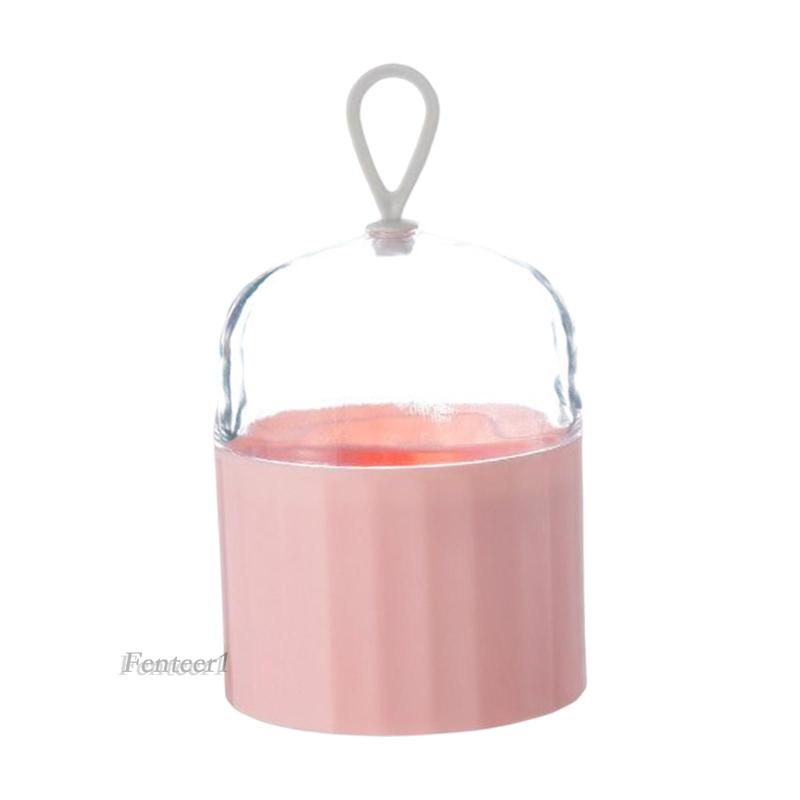 [Fenteer1] Giá Đỡ Mút Trang Điểm Trong Suốt Khô Nhanh Chống Bụi