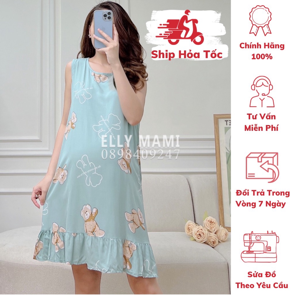 ( 40kg - 95kg ) Đầm Lanh Đuôi Cá Bầu Và Sau Sinh Nhiều Màu Siêu Mát Nhẹ Tênh ( Kèm Video + Ảnh Thật )