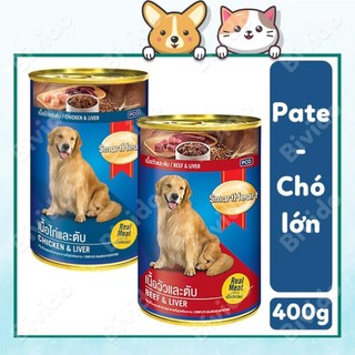 Pate dành cho chó lớn dạng lon SmartHeart 400gr