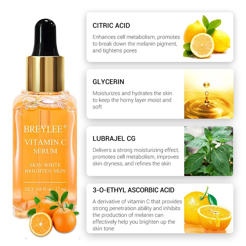 Serum BREYLEE Chứa Vitamin C Giúp Làm Trắng Và Xóa Mờ Vết Thâm Cho Da JP5